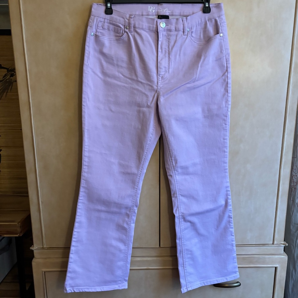 Lilac Flared Jeans